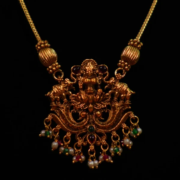 New Project - 2026-07-13T130207.631 Antique Lakshmi Long Chain Necklace Set